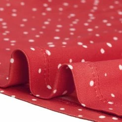 Allegra K Women's Midi Polka Dots V-Neck Tie Waist Dress