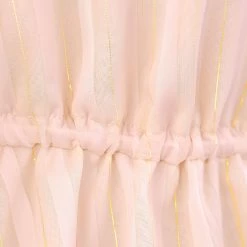 Allegra K Women's Peplum Tops V Neck Tie Waist Work Shirt Long Sleeves Chiffon Blouse