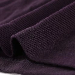 Allegra K Women's Work Ruffled Trim Cuff Round Neck Solid Top Knit T-Shirt