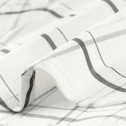 Allegra K Women's Casual Plaid Roll-up 3/4 Sleeve Loose Classic Button Down Shirt 13 Allegra K Women's Casual Plaid Roll-up 3/4 Sleeve Loose Classic Button Down Shirt