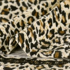 Allegra K Women's Summer Leopard Adjustable Spaghetti Straps Sleeveless Halter Peplum Tops