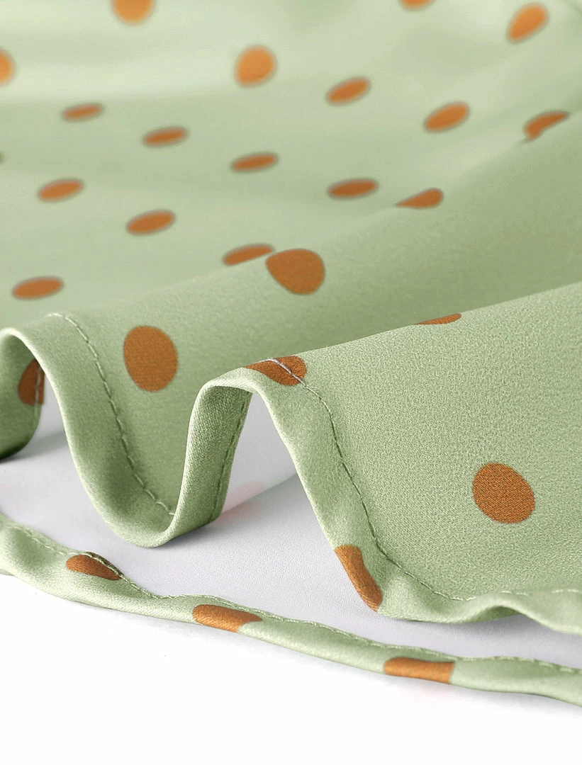 Allegra K Women's A-line Ruffle Hem Bowknot Polka Dots Dress 10 Allegra K Women's A-line Ruffle Hem Bowknot Polka Dots Dress