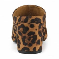 Allegra K Women's Pointed Toe Slip On Block Heel Slide Mules Shoes