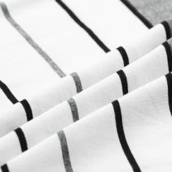 Allegra K Men's Casual Striped Polo Golf Short Sleeves Color Block Polo Shirt