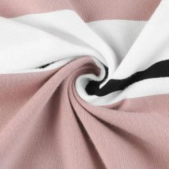 Allegra K Men's Tees Color Block Striped Crewneck Short Sleeve T Shirts