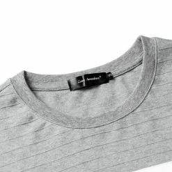 Allegra K Men Classic Long Sleeve Contrast Color Round Neck Basic Shirts Tee