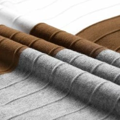 Allegra K Men Classic Long Sleeve Contrast Color Round Neck Basic Shirts Tee