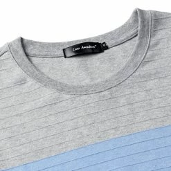 Allegra K Tops Men's Father's Day Basic Color Block Crew Neck Casual Pullover Long Sleeve Tees 105 Allegra K Tops Men's Father's Day Basic Color Block Crew Neck Casual Pullover Long Sleeve Tees