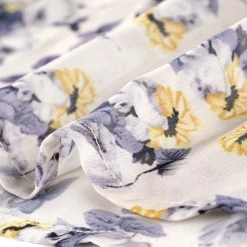 Allegra K Women's Ruffle Sleeveless Chiffon Floral Top