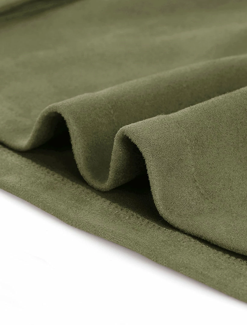 Allegra K Women's Strap Button Down Faux Suede A-Line Mini Overall Dress 38 Allegra K Women's Strap Button Down Faux Suede A-Line Mini Overall Dress