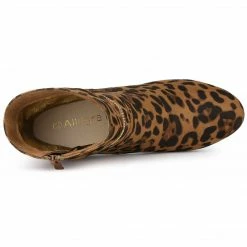 Allegra K Women's Ankle Zip Platform High Heel Mid Calf Boots Shoes 45 Allegra K Women's Ankle Zip Platform High Heel Mid Calf Boots Shoes