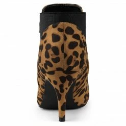 Allegra K Shoes Women's Stiletto Heel Chelsea Ankle Booties