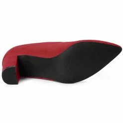 Allegra K Shoes Women's Pointed Toe Zipper Chunky Heels Ankle Boots