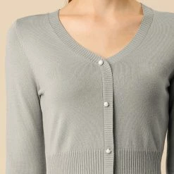 Allegra K Smocked Waist Peplum Pullover Jumper Women