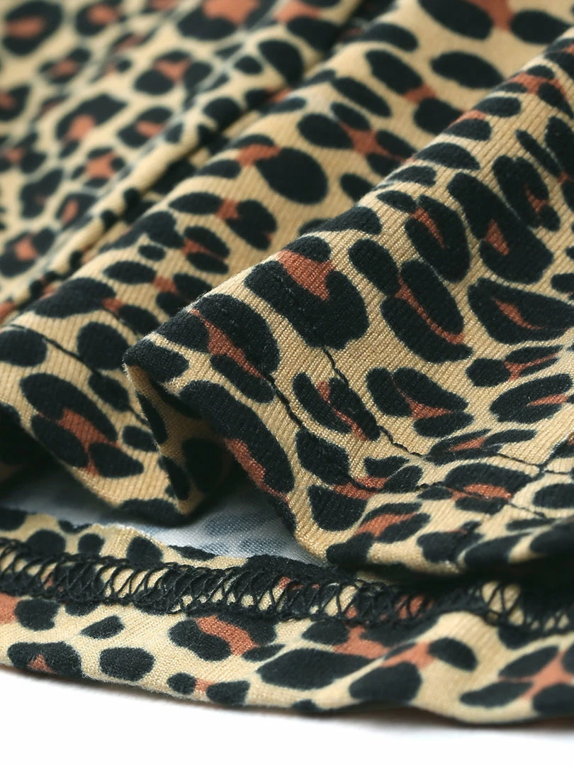 Allegra K 6507 Ladies Long Sleeves Scoop Neck Leopard Prints Peplum Shirt Women 9 Allegra K 6507 Ladies Long Sleeves Scoop Neck Leopard Prints Peplum Shirt Women