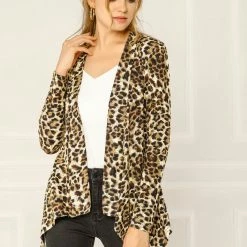 Allegra K Women's Halloween Long Sleeves Open Front Asymmetric Hem Lightweight Cardigan 58 Allegra K Women's Halloween Long Sleeves Open Front Asymmetric Hem Lightweight Cardigan