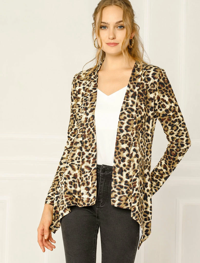 Allegra K Women's Halloween Long Sleeves Open Front Asymmetric Hem Lightweight Cardigan 17 Allegra K Women's Halloween Long Sleeves Open Front Asymmetric Hem Lightweight Cardigan