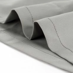 Allegra K Women's Roll Up Sleeves Multi-Pocket Knee Length Belted Shirt Dress