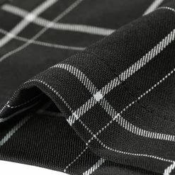 Allegra K Women's Plaid Trousers Pockets Straight Leg Pants 69 Allegra K Women's Plaid Trousers Pockets Straight Leg Pants