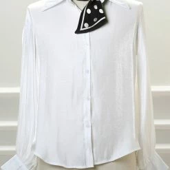 Allegra K Women Polka Dots Bevel Small Skinny Scarf Oblique Neck Scarves Double-Sided Neckerchief 58 Allegra K Women Polka Dots Bevel Small Skinny Scarf Oblique Neck Scarves Double-Sided Neckerchief