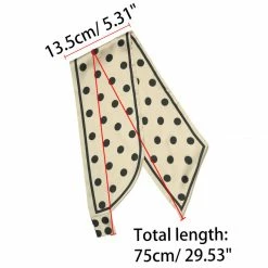 Allegra K Women Polka Dots Bevel Small Skinny Scarf Oblique Neck Scarves Double-Sided Neckerchief 49 Allegra K Women Polka Dots Bevel Small Skinny Scarf Oblique Neck Scarves Double-Sided Neckerchief