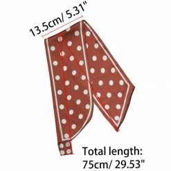 Allegra K Women Polka Dots Bevel Small Skinny Scarf Oblique Neck Scarves Double-Sided Neckerchief 39 Allegra K Women Polka Dots Bevel Small Skinny Scarf Oblique Neck Scarves Double-Sided Neckerchief