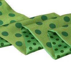 Allegra K Accessories Women Polka Dot Skinny Scarf Neck Scarves Double Sided Print Neckerchief Hairband