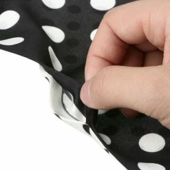 Allegra K Accessories Women Polka Dot Skinny Scarf Neck Scarves Double Sided Print Neckerchief Hairband