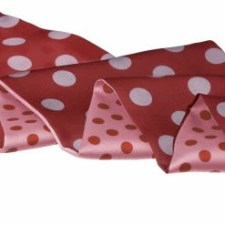 Allegra K Accessories Women Polka Dot Skinny Scarf Neck Scarves Double Sided Print Neckerchief Hairband