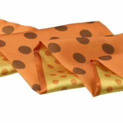 Allegra K Accessories Women Polka Dot Skinny Scarf Neck Scarves Double Sided Print Neckerchief Hairband