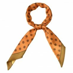 Allegra K Accessories Women Polka Dot Skinny Scarf Neck Scarves Double Sided Print Neckerchief Hairband