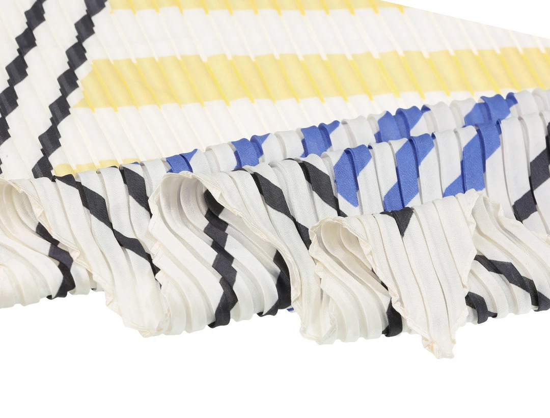 Allegra K Crinkle Pleated Stripe Rhombus Neck Scarf Crumple Neckerchief For Women 24 Allegra K Crinkle Pleated Stripe Rhombus Neck Scarf Crumple Neckerchief For Women