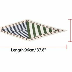 Allegra K Crinkle Pleated Stripe Rhombus Neck Scarf Crumple Neckerchief For Women 40 Allegra K Crinkle Pleated Stripe Rhombus Neck Scarf Crumple Neckerchief For Women