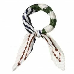 Allegra K Crinkle Pleated Stripe Rhombus Neck Scarf Crumple Neckerchief For Women 38 Allegra K Crinkle Pleated Stripe Rhombus Neck Scarf Crumple Neckerchief For Women