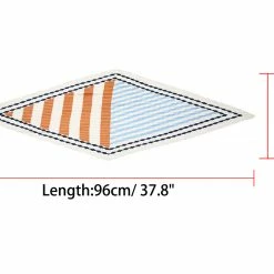 Allegra K Crinkle Pleated Stripe Rhombus Neck Scarf Crumple Neckerchief For Women 33 Allegra K Crinkle Pleated Stripe Rhombus Neck Scarf Crumple Neckerchief For Women