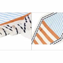 Allegra K Crinkle Pleated Stripe Rhombus Neck Scarf Crumple Neckerchief For Women 34 Allegra K Crinkle Pleated Stripe Rhombus Neck Scarf Crumple Neckerchief For Women