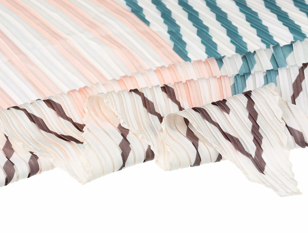 Allegra K Crinkle Pleated Stripe Rhombus Neck Scarf Crumple Neckerchief For Women 7 Allegra K Crinkle Pleated Stripe Rhombus Neck Scarf Crumple Neckerchief For Women