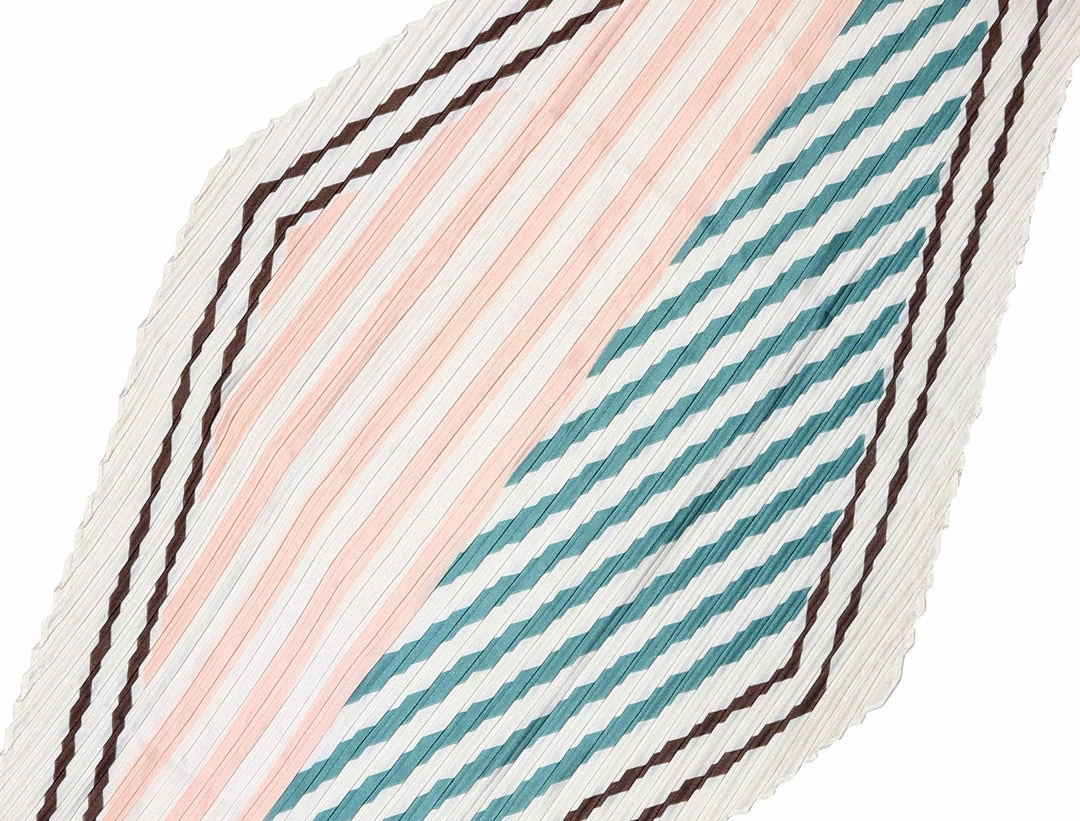 Allegra K Crinkle Pleated Stripe Rhombus Neck Scarf Crumple Neckerchief For Women 8 Allegra K Crinkle Pleated Stripe Rhombus Neck Scarf Crumple Neckerchief For Women