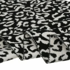 Allegra K Accessories Leopard Animal Rhombic Autumn Winter Neck Scarves Knit Scarf Neckerchief For Women