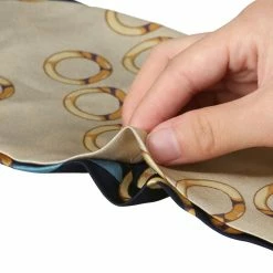 Allegra K Women Polka Dot Stripe Chain Print Long Skinny Scarf Neck Scarves Neckerchief Hairband Accessories