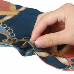 Allegra K Women Polka Dot Stripe Chain Print Long Skinny Scarf Neck Scarves Neckerchief Hairband Accessories