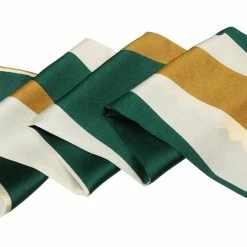 Allegra K Women Polka Dot Stripe Chain Print Long Skinny Scarf Neck Scarves Neckerchief Hairband Accessories