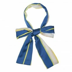 Allegra K Women Polka Dot Stripe Chain Print Long Skinny Scarf Neck Scarves Neckerchief Hairband Accessories