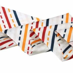 Allegra K Women Graffiti Polka Dot Stripe Scarf Neck Scarves Neckerchief Skinny Wrap Hairband