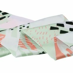 Allegra K Women Graffiti Polka Dot Stripe Scarf Neck Scarves Neckerchief Skinny Wrap Hairband