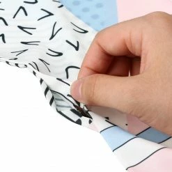 Allegra K Women Graffiti Polka Dot Stripe Scarf Neck Scarves Neckerchief Skinny Wrap Hairband