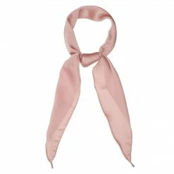 Allegra K Accessories Solid Color Rhombus Neck Scarf Scarves Skinny Long Neckerchief For Women