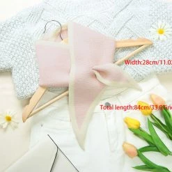 Allegra K Accessories Contrast Color Triangle Neck Scarves Knit Scarf Neckerchief Winter Shawl For Women 61 Allegra K Accessories Contrast Color Triangle Neck Scarves Knit Scarf Neckerchief Winter Shawl For Women