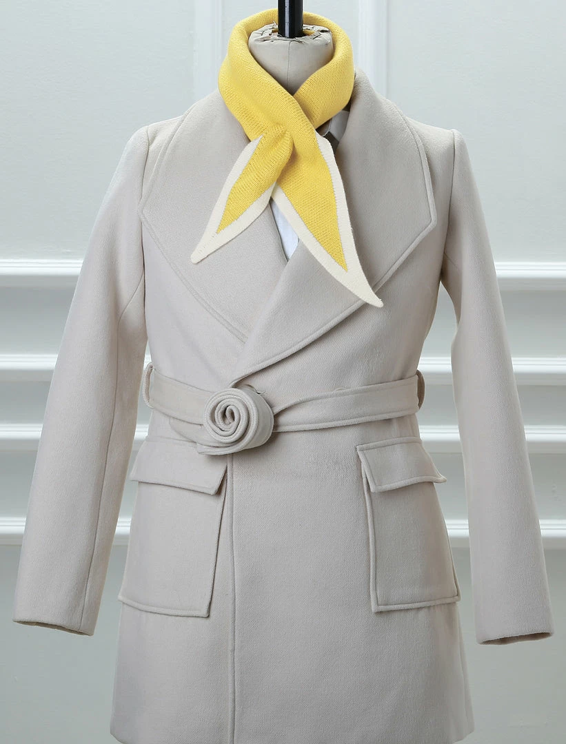 Allegra K Accessories Contrast Color Triangle Neck Scarves Knit Scarf Neckerchief Winter Shawl For Women 10 Allegra K Accessories Contrast Color Triangle Neck Scarves Knit Scarf Neckerchief Winter Shawl For Women