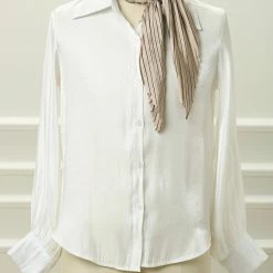 Allegra K Women Pleated Rhombus Head Scarf Wraps Scarves Neckerchief Bandana Solid Color